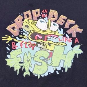 H&M X Nickelodeon SpongeBob Collaboration Graphic Print Mens Tee size Small